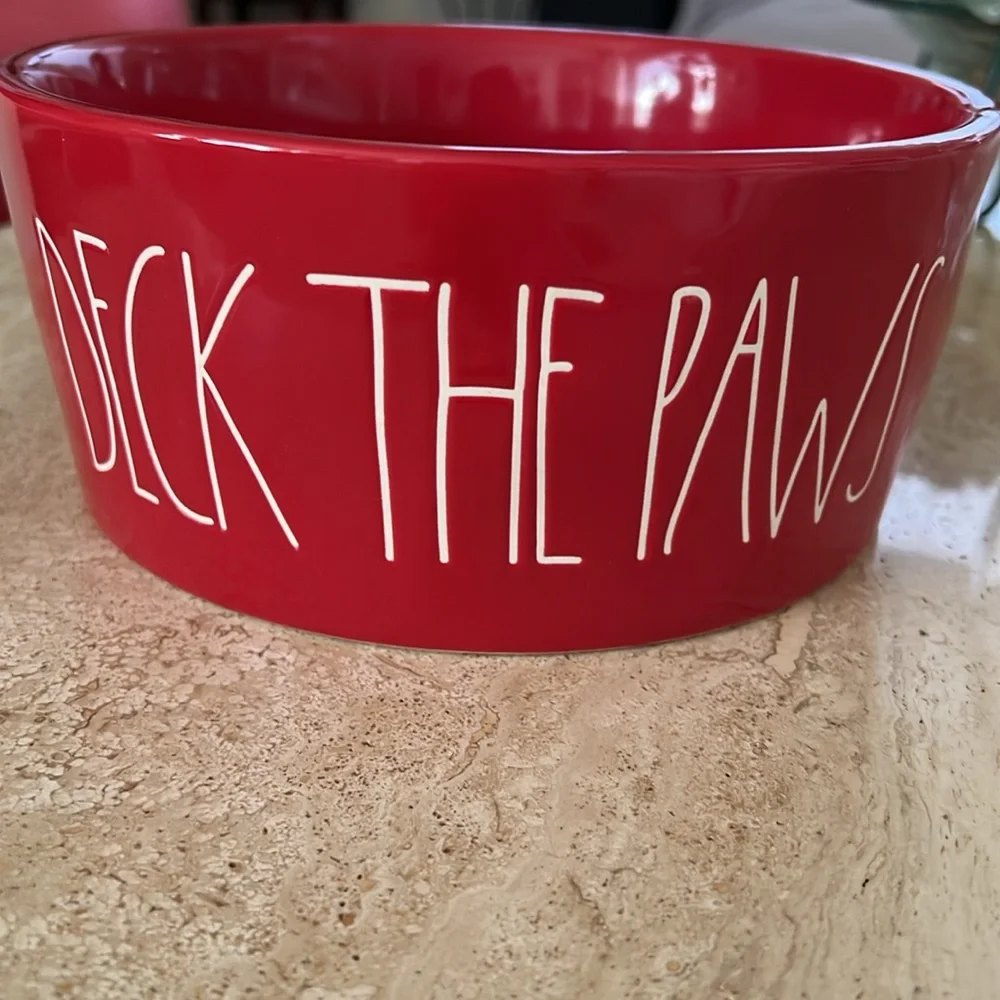 Brand New Ceramic Dog Bowl